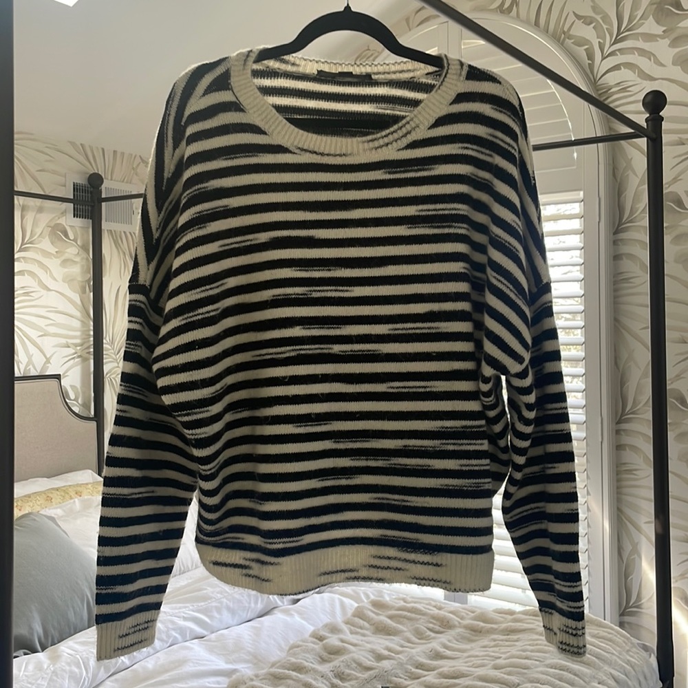 AllSaints striped sweater in Medium